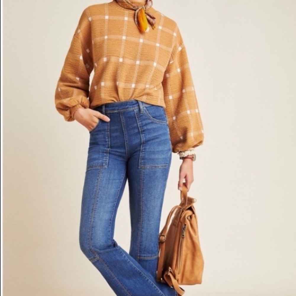 Pilcro Anthropologie High Rise Boot Cut Jeans